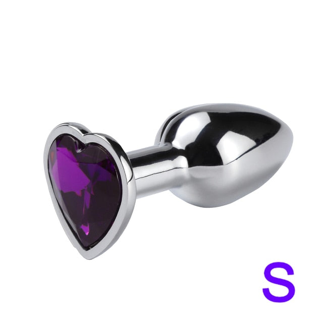 Mini Sexy Jelly Color Metal Anal Plug