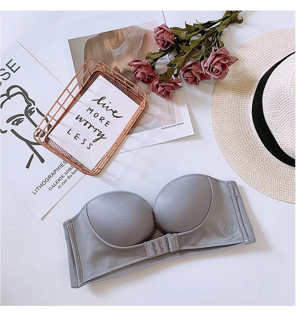 Wire Free Sexy Push Up Invisible Bra