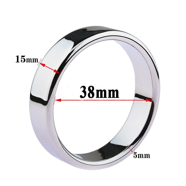 6 sizes Stainless Steel Male Ring