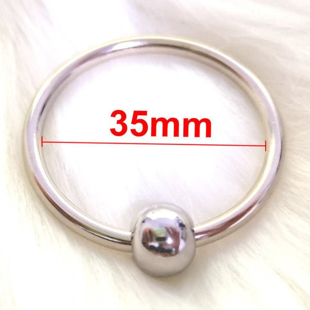 6 Sizes Metal Penis Ring