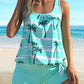 Tankini Two Piece Swimwear