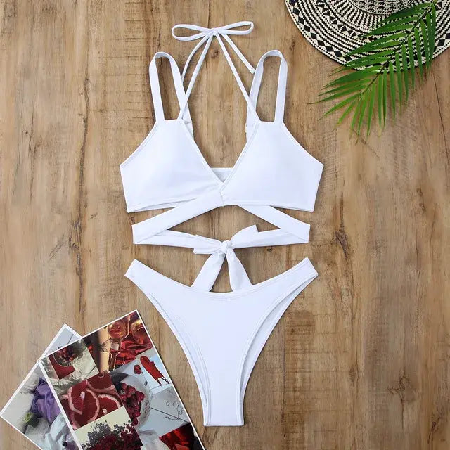 Women Strap Ties Swimwear