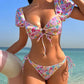 Pleate Bikini Swimwear