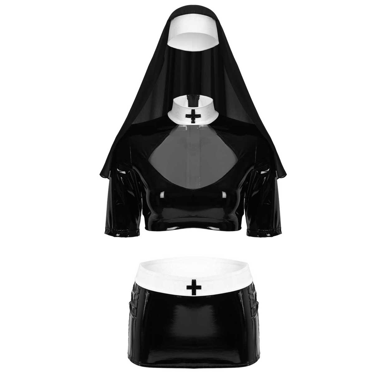 Naughty Nun Cosplay Costumes Halloween