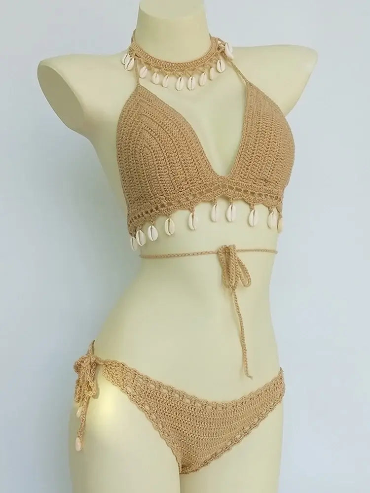 Crochet Shell Tassel