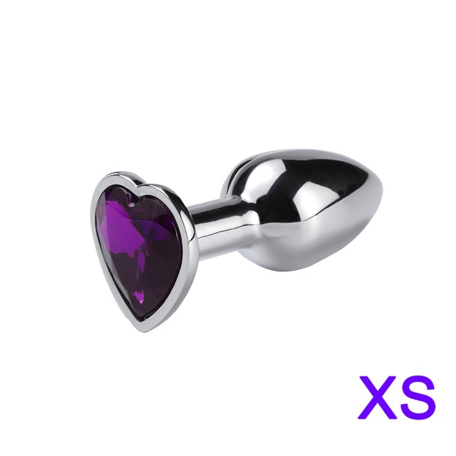 Mini Sexy Jelly Color Metal Anal Plug