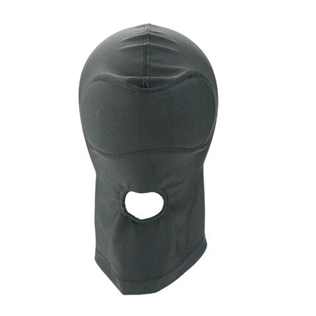 Fetish Open Mouth Hood Mask