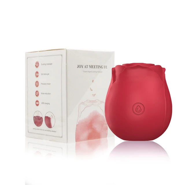 Rose Shape Vagina Sucking Vibrator