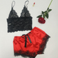 Lace Satin Sleepwear Set