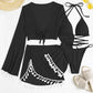 4 Pieces Lace Up Halter Triangle Swimwear