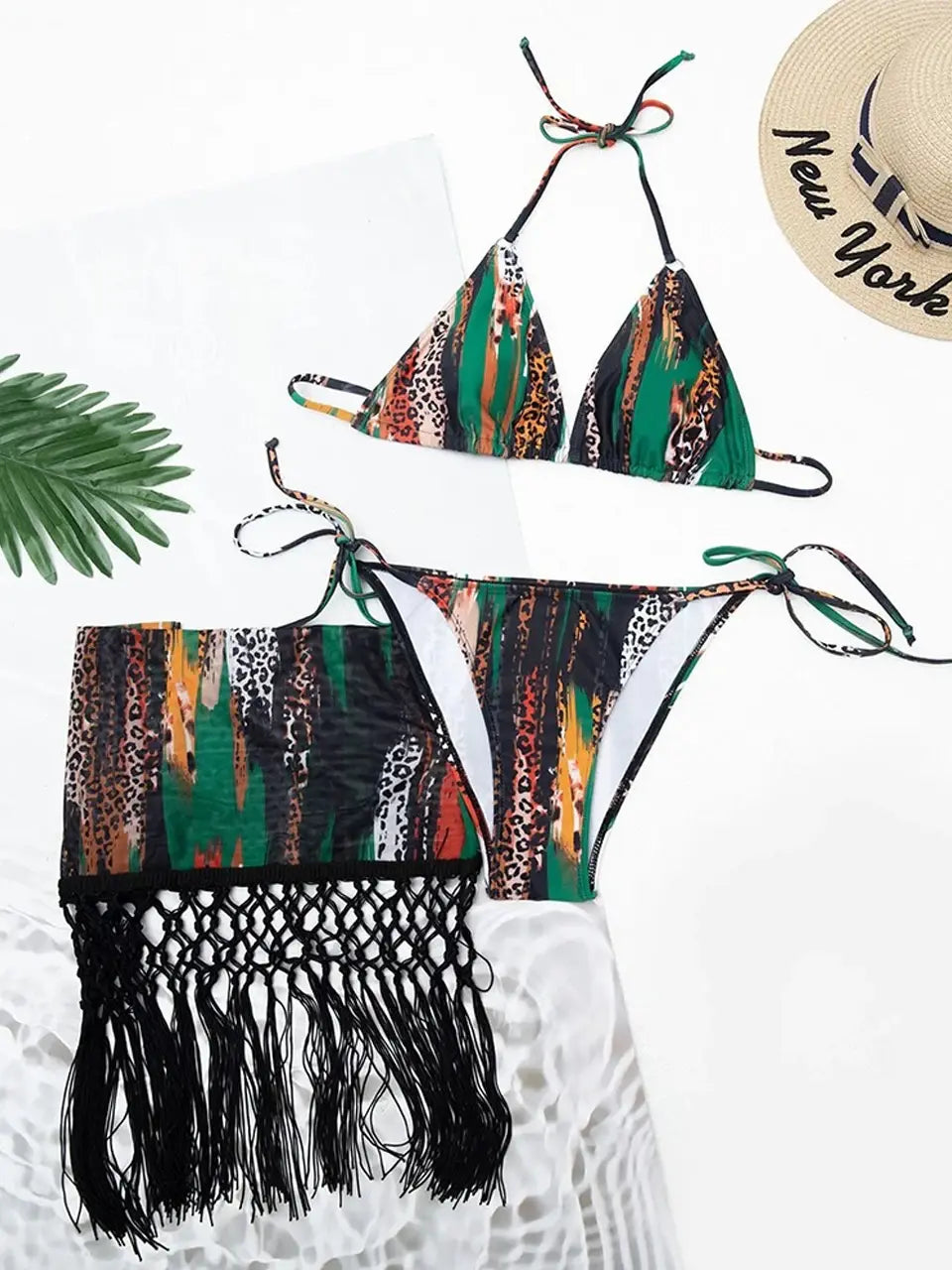 Tassel 3 Pieces Swimwear