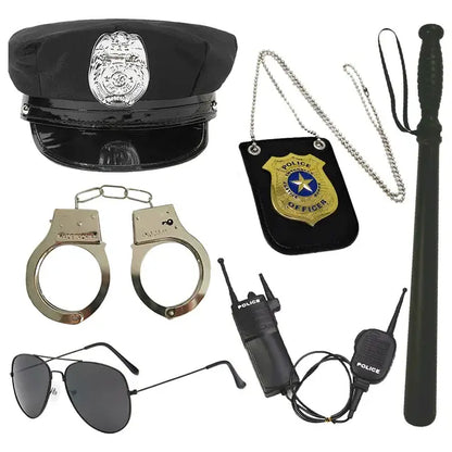 Police Accessories Kit Costume