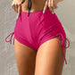 Drawstring Side Bikini  Swimwear