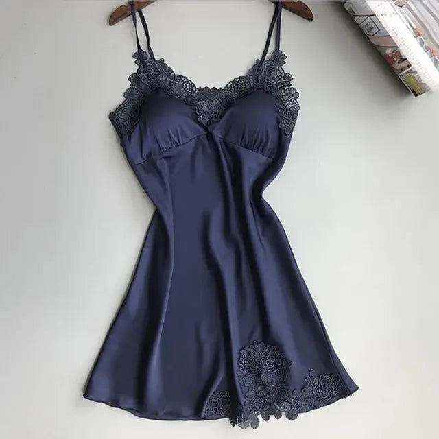 Silk Suspender Nightdress