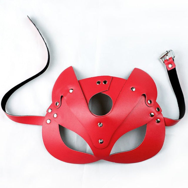 Leather Eye Mask Body Bondage Adult Toy - Qetesh Lingerie