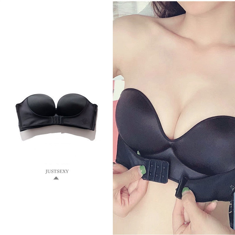 Wire Free Sexy Push Up Invisible Bra