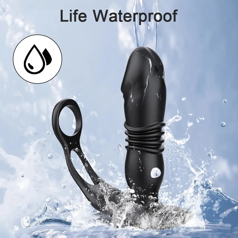 Thrusting Butt Plug for Men Prostate Massager