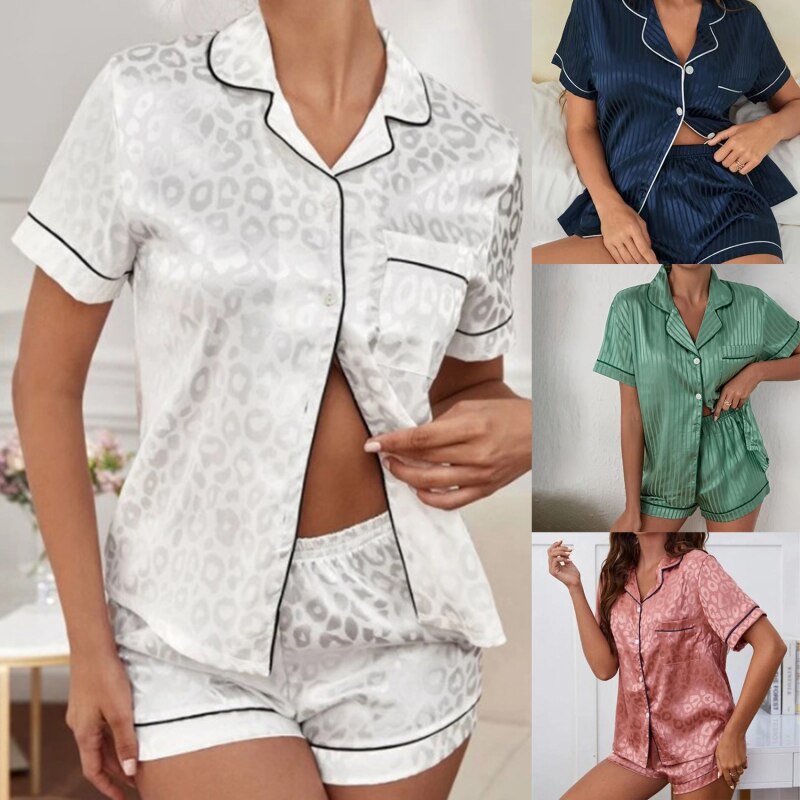 Vivian Satin Pajama Set