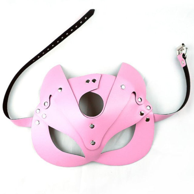 Leather Eye Mask Body Bondage Adult Toy - Qetesh Lingerie