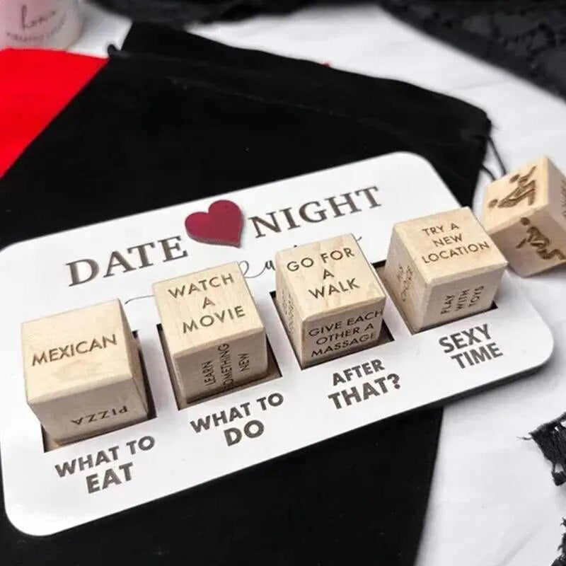 Funny Wooden Decision Dice Toys