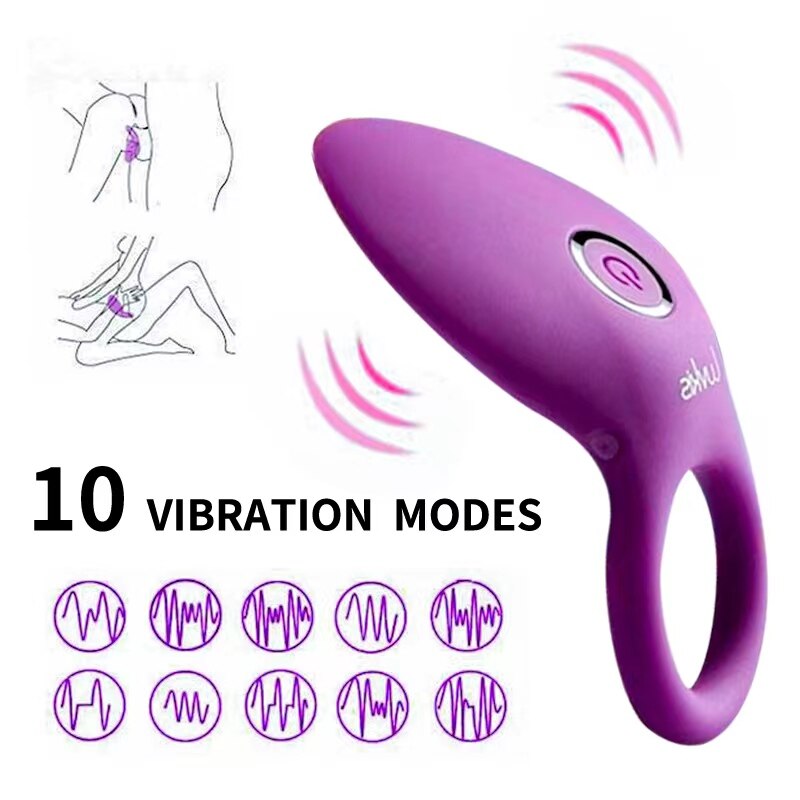 Clitoris Stimulator G Spot Penis Cock Ring