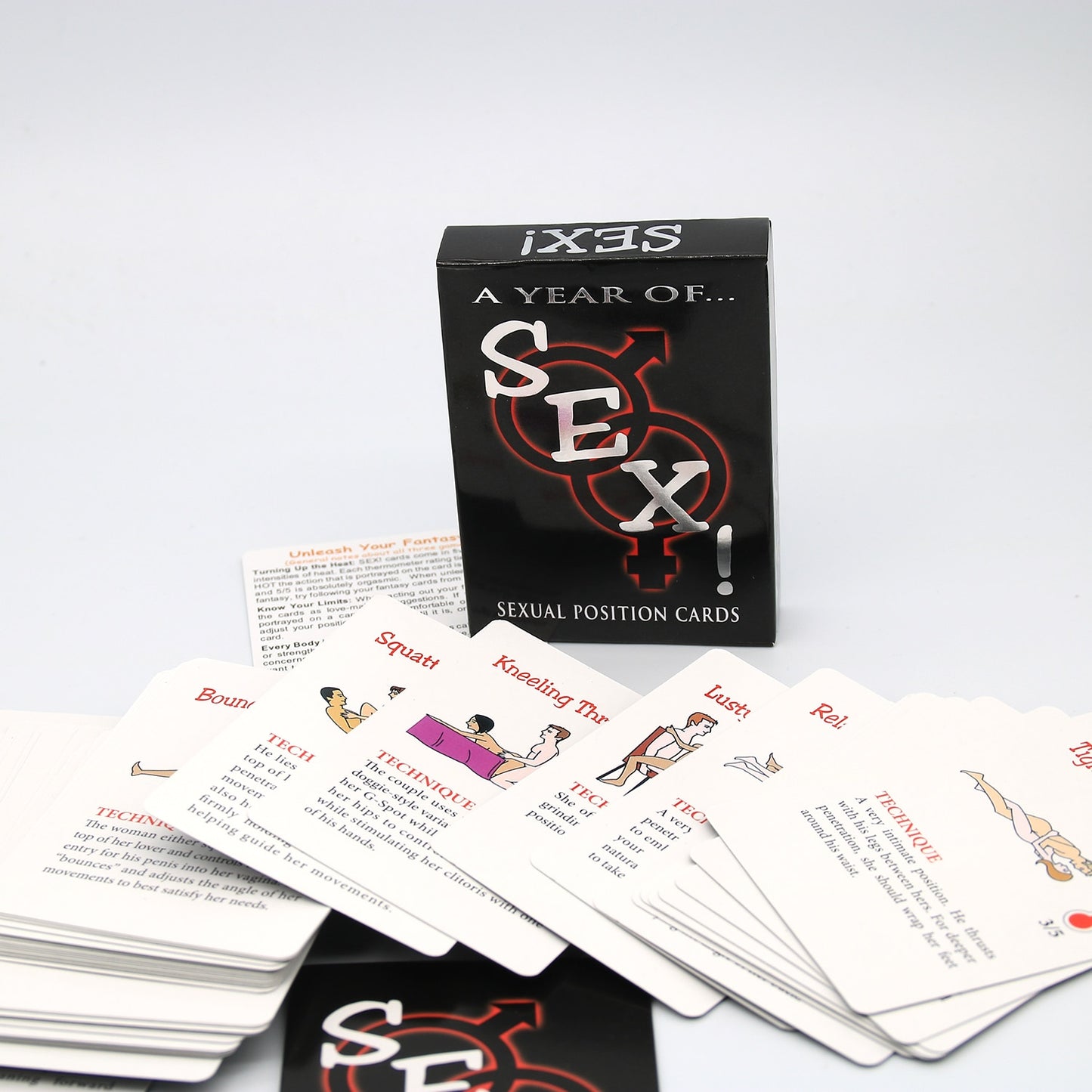 Sex Sexual Position Play Paper Cards - Qetesh Lingerie