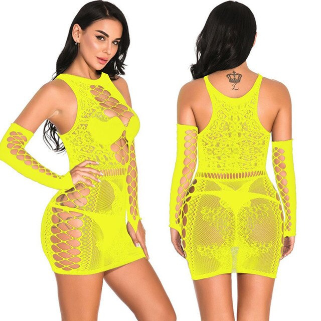 Olivia Luminous Dress - Qetesh Lingerie