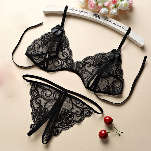 Sexy Thongs Lingerie Set - Qetesh Lingerie