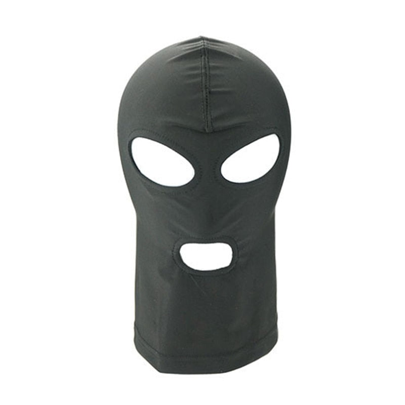 Fetish Open Mouth Hood Mask