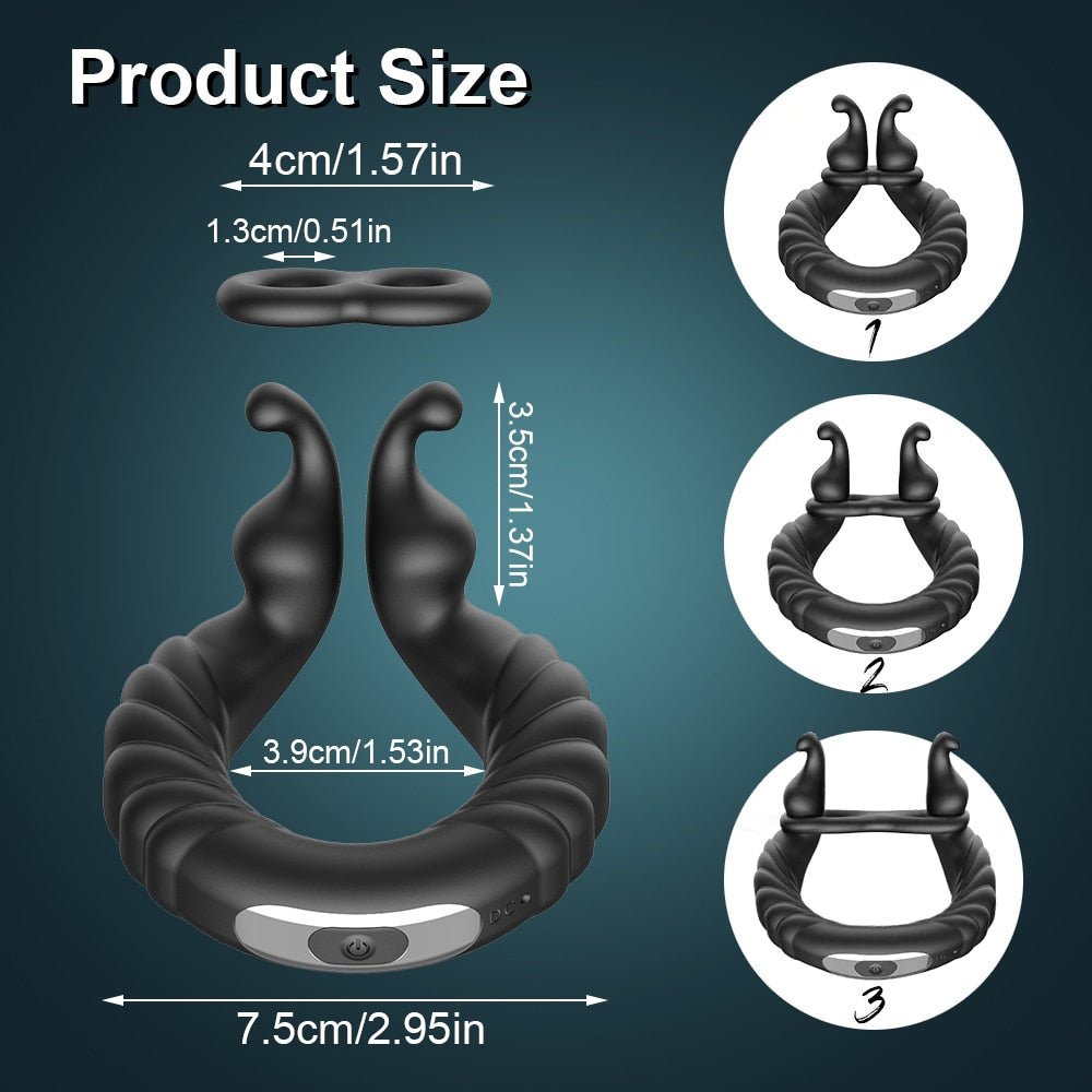 Ring Cock Ring with 10 Vibration Modes