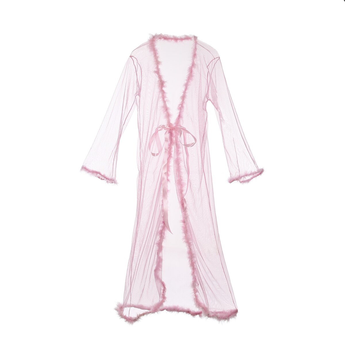 Lace Patchwork Satin Silk Robe - Qetesh Lingerie