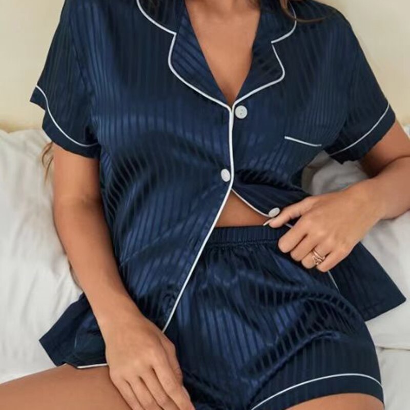 Vivian Satin Pajama Set