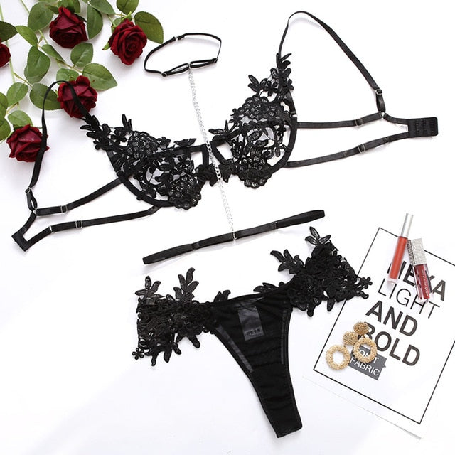 Hollow Out Set - Qetesh Lingerie