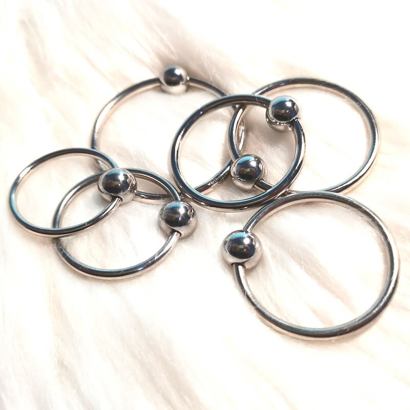 6 Sizes Metal Penis Ring