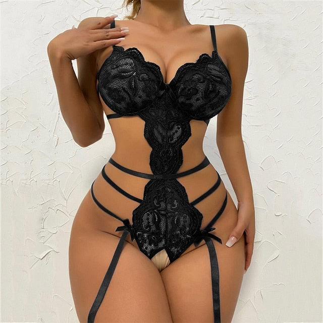 Bodysuits Open Crotch - Qetesh Lingerie