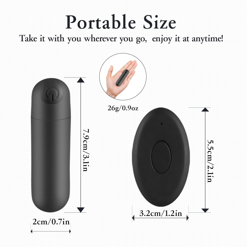 Remote Control Bullet Vibrator