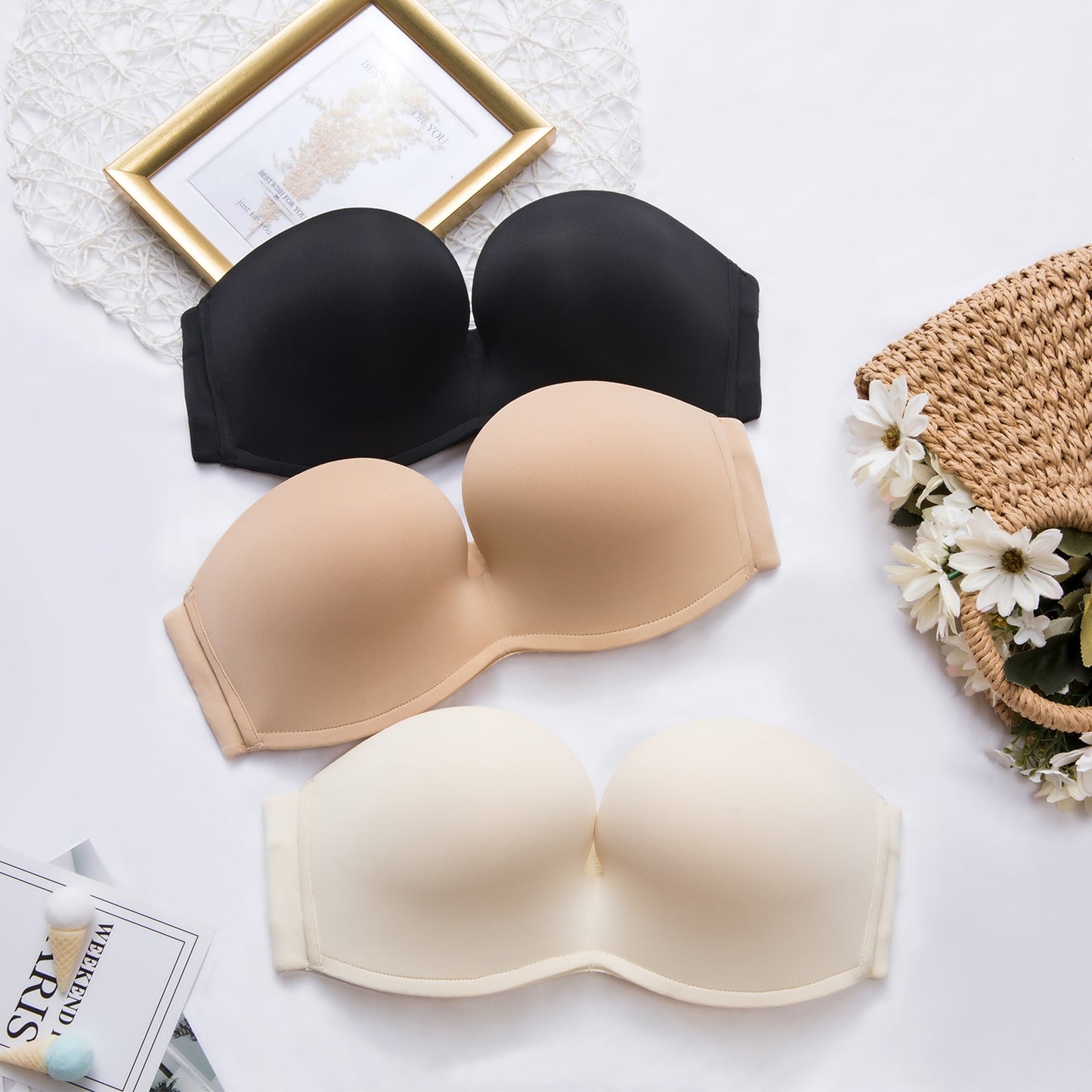 Silicone Strapless Bra