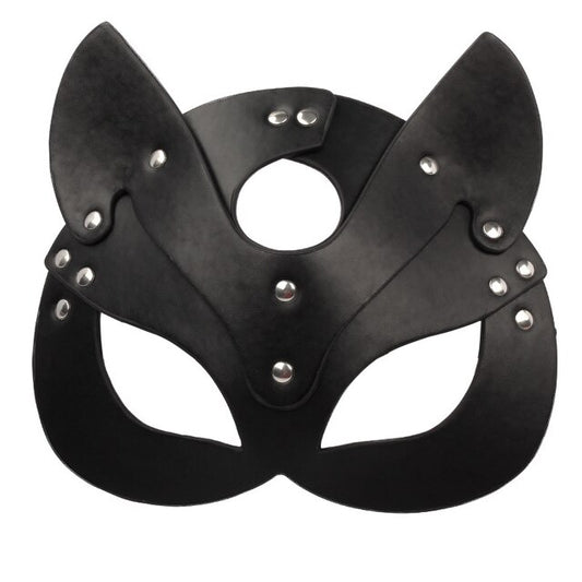 Charlotte Leather Mask - Qetesh Lingerie