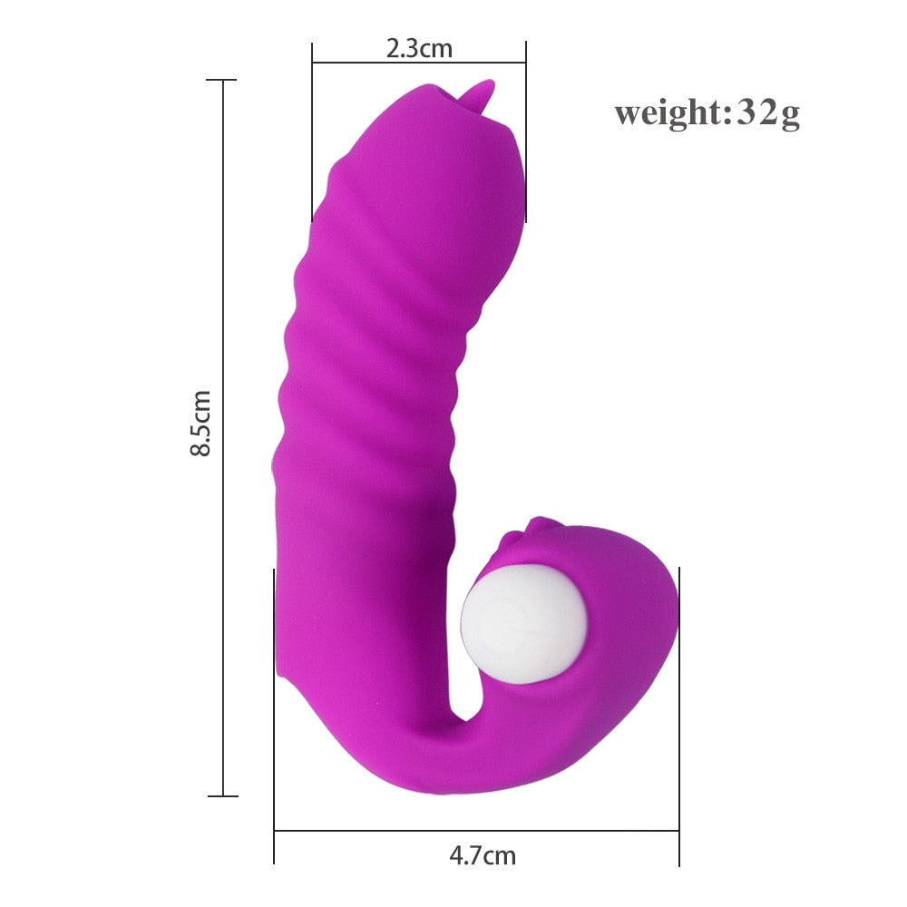 Shanteal Finger Tongue Licking Toy