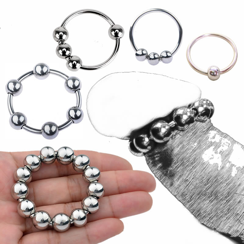 6 Sizes Metal Penis Ring