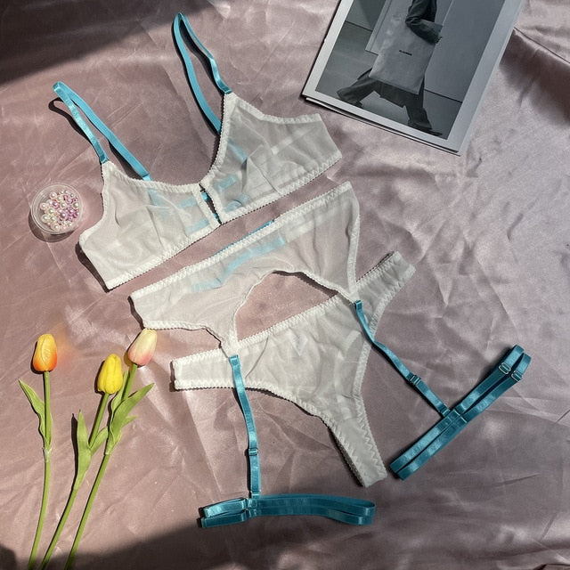 Transparent Color Straps - Qetesh Lingerie