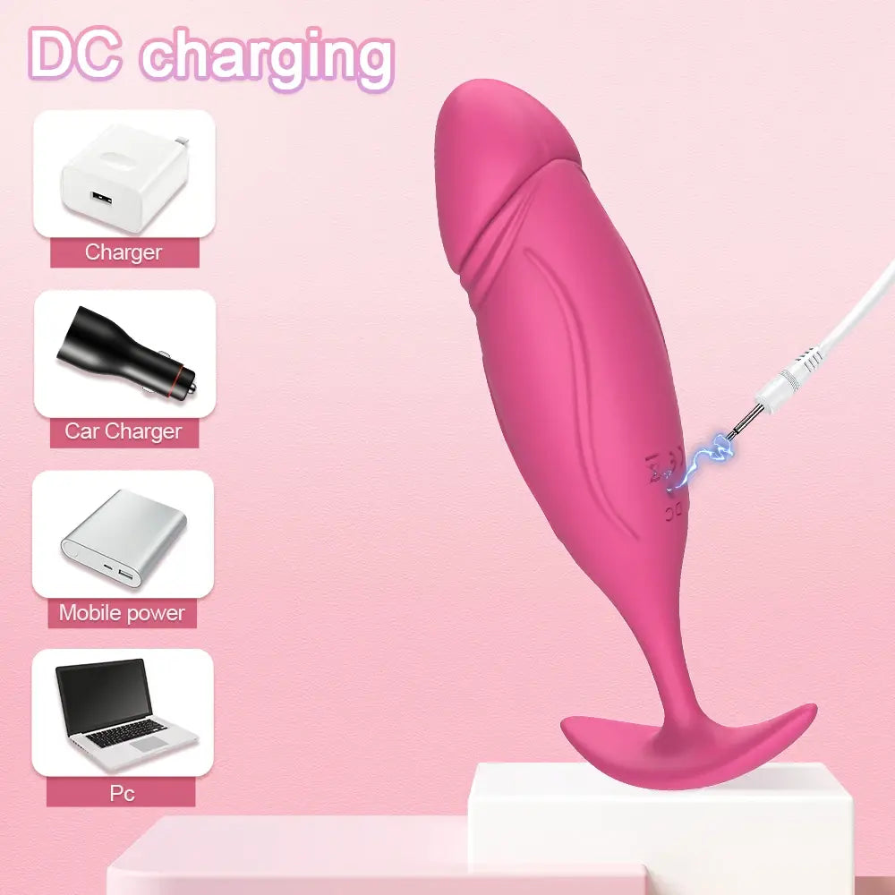 Unisex Anal Plug Vibrator f