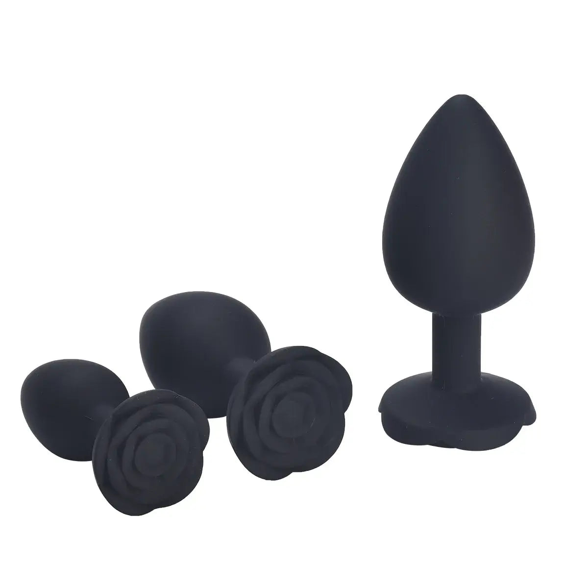 Rose Flower Anal  Butt Plug Set