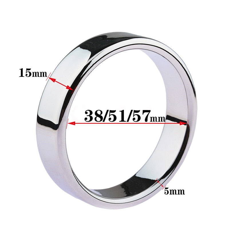 6 sizes Stainless Steel Male Ring