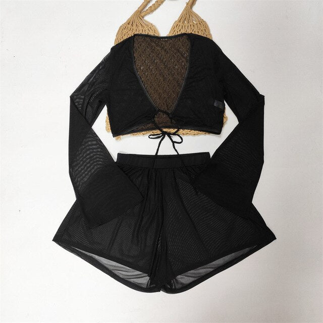 Mesh 2 Piece Cover Ups