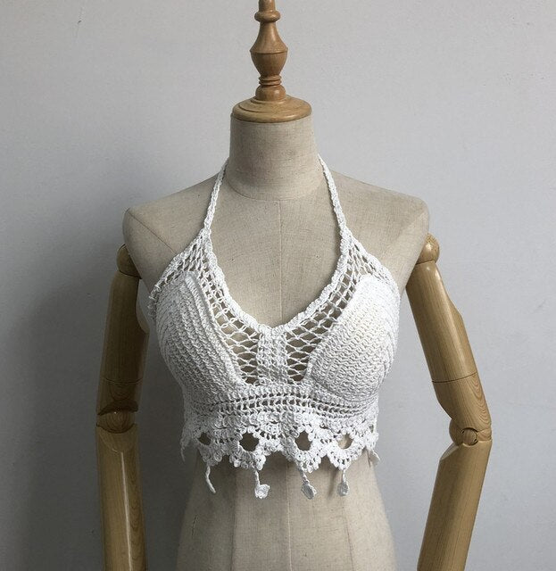 sexy tassels crochet camisole - Qetesh Lingerie