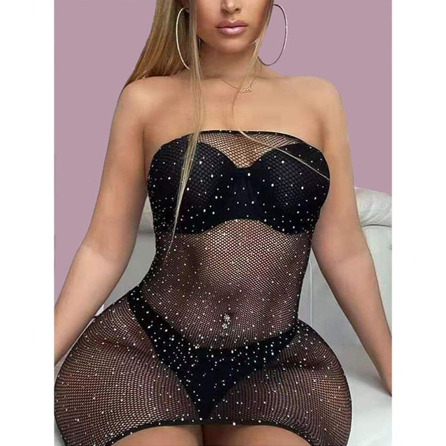 Fishnet Bodysuit Mesh