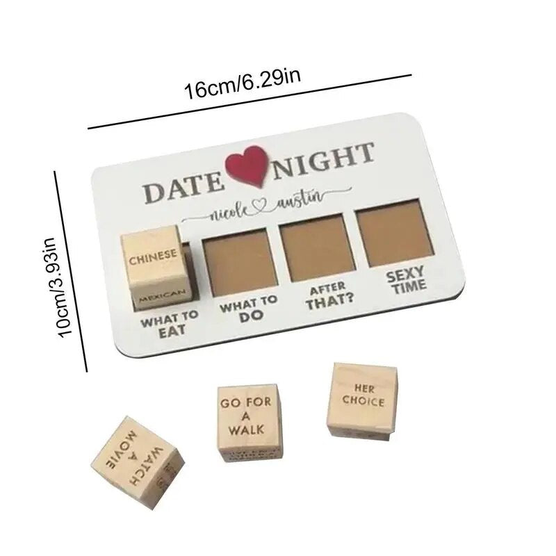 Funny Wooden Decision Dice Toys