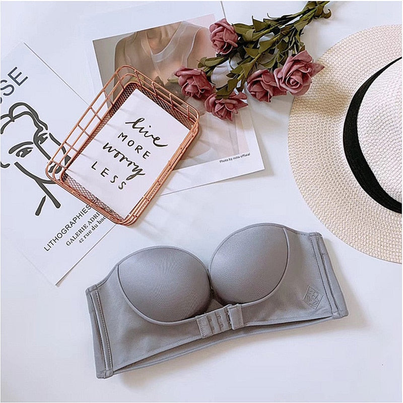 Wire Free Sexy Push Up Invisible Bra