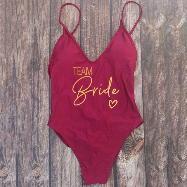 TEAM Bride love Swimwear - Qetesh Lingerie